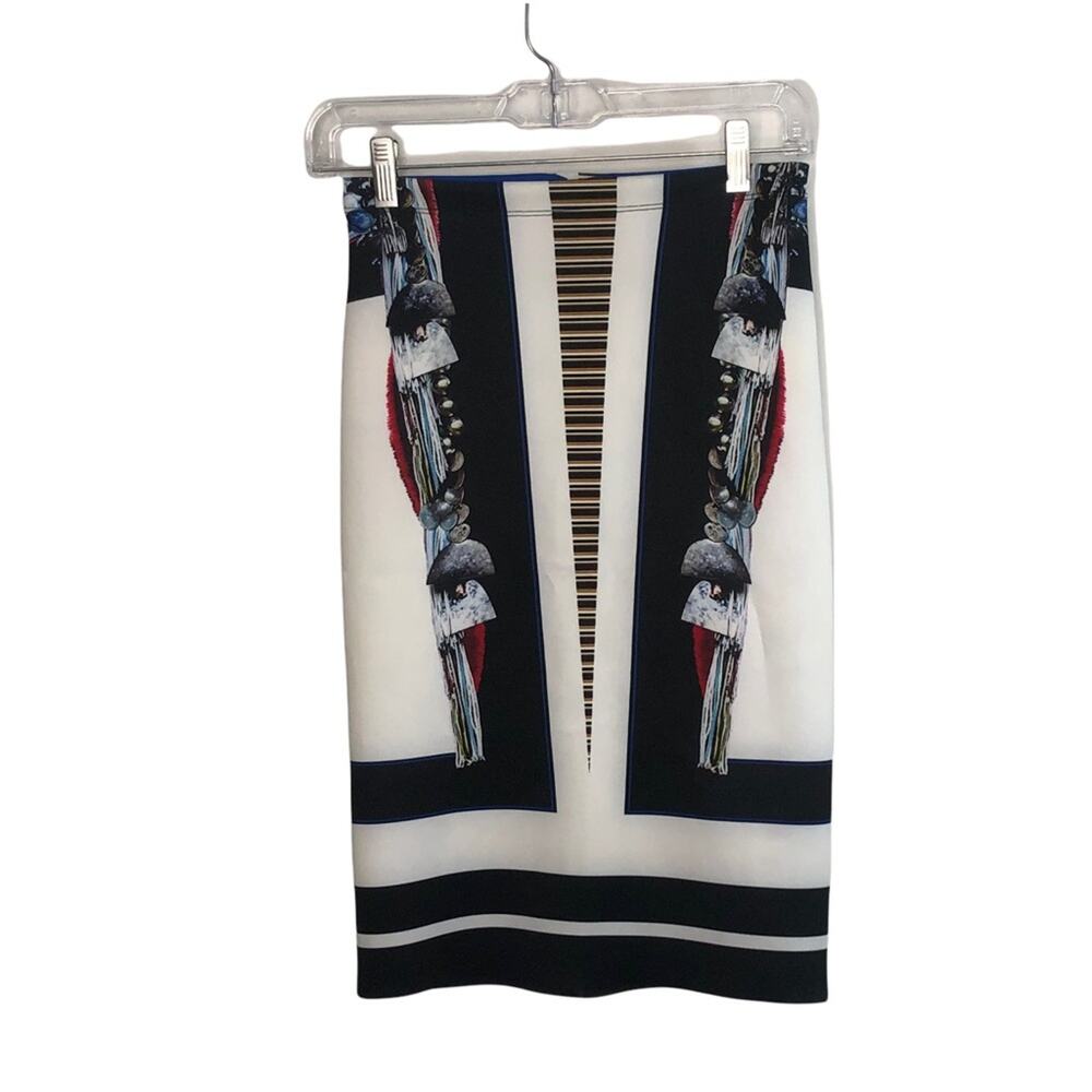 Clover Canyon Art to wear body con neoprene Skirt size xs